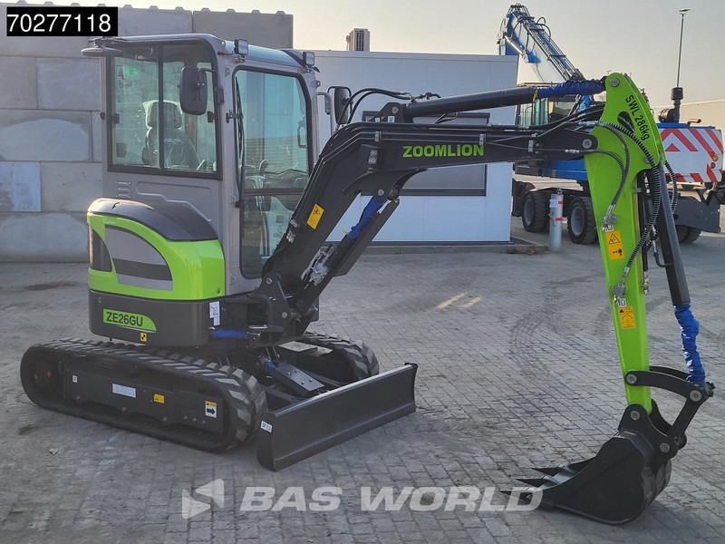 Zoomlion ZE26 GU A/C - CE CERTIFIED - Minikotró: 2 kép. Zoomlion ZE26 GU A/C - CE CERTIFIED - Minikotró: 2 kép.