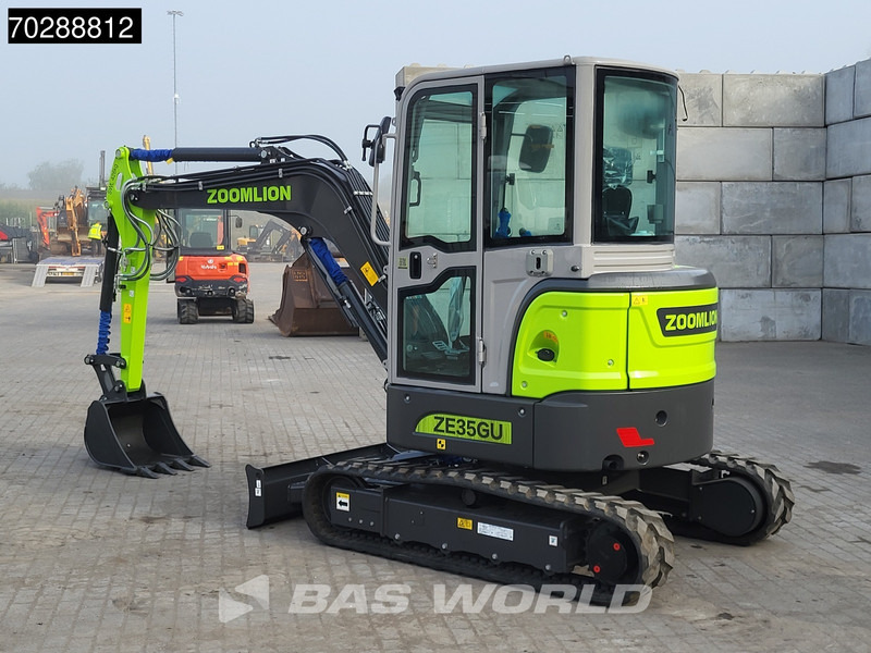 Zoomlion ZE35 GU A/C - CE CERTIFIED - Minikotró: 3 kép. Zoomlion ZE35 GU A/C - CE CERTIFIED - Minikotró: 3 kép.