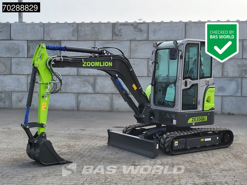 Zoomlion ZE35 GU A/C - CE CERTIFIED - Minikotró: 1 kép. Zoomlion ZE35 GU A/C - CE CERTIFIED - Minikotró: 1 kép.