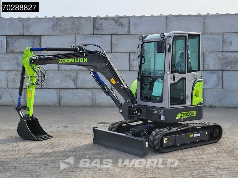 Zoomlion ZE35 GU A/C - CE CERTIFIED - Minikotró: 2 kép. Zoomlion ZE35 GU A/C - CE CERTIFIED - Minikotró: 2 kép.