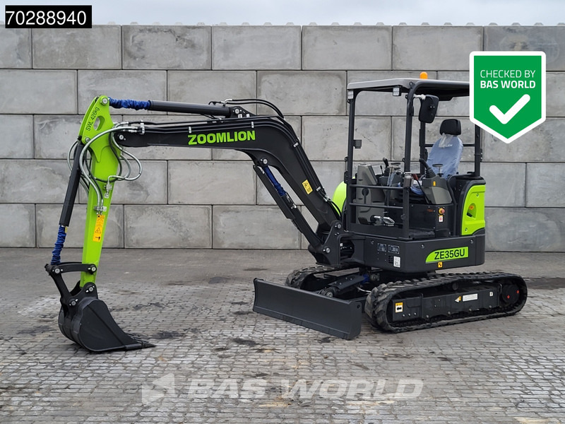 Zoomlion ZE35 GU - Minikotró: 1 kép. Zoomlion ZE35 GU - Minikotró: 1 kép.