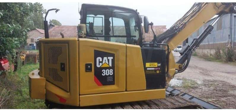 Caterpillar 308CR - Lánctalpas kotró: 3 kép. Caterpillar 308CR - Lánctalpas kotró: 3 kép.
