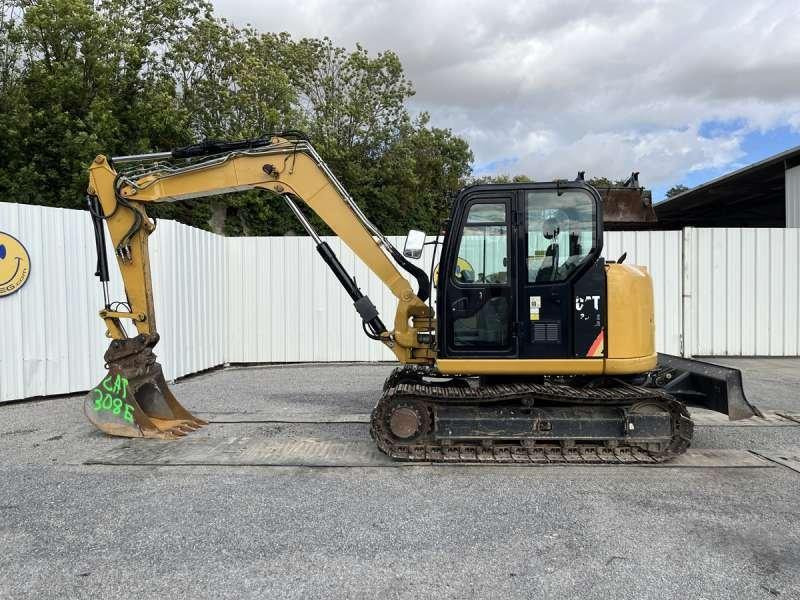 Caterpillar 308E2 CR - Lánctalpas kotró: 3 kép. Caterpillar 308E2 CR - Lánctalpas kotró: 3 kép.