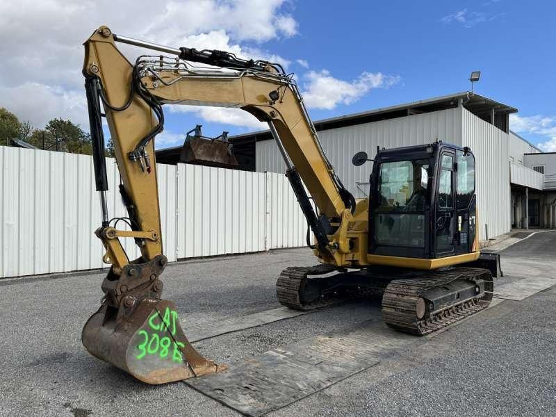 Caterpillar 308E2 CR - Lánctalpas kotró: 2 kép. Caterpillar 308E2 CR - Lánctalpas kotró: 2 kép.