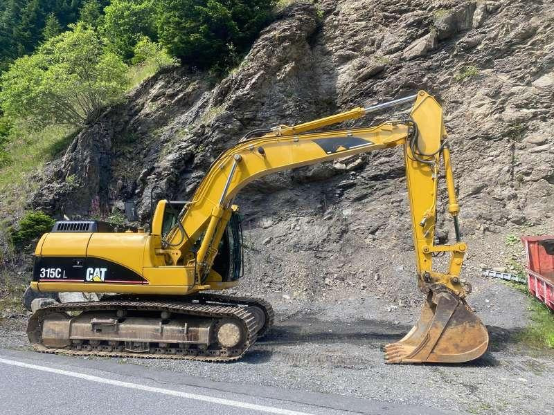 Caterpillar 315CL - Lánctalpas kotró: 1 kép. Caterpillar 315CL - Lánctalpas kotró: 1 kép.