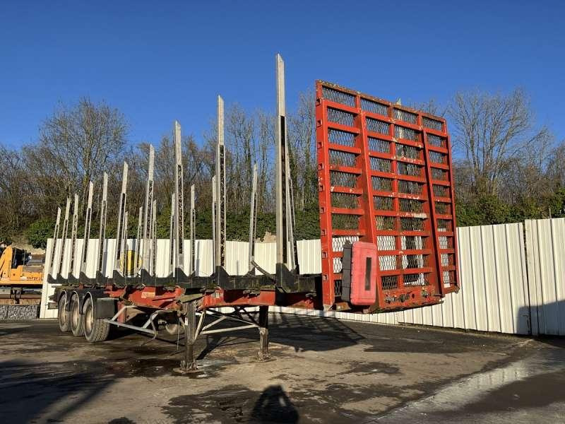 Rönkszállító félpótkocsi Fruehauf GRUMIERE 3 ESSIEUX: 8 kép.