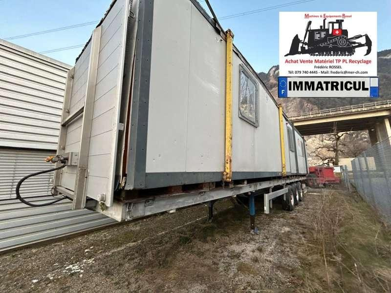 HAACON 3 ESSIEUX - Platós félpótkocsi: 1 kép. HAACON 3 ESSIEUX - Platós félpótkocsi: 1 kép.