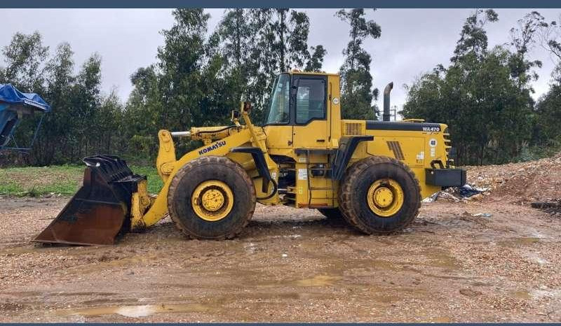 Komatsu WA470-3A - Gumikerekes homlokrakodó: 3 kép. Komatsu WA470-3A - Gumikerekes homlokrakodó: 3 kép.