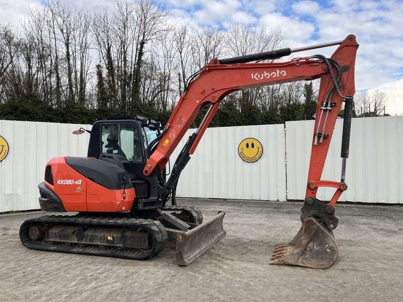 Kubota KX080-4A - Lánctalpas kotró: 1 kép. Kubota KX080-4A - Lánctalpas kotró: 1 kép.