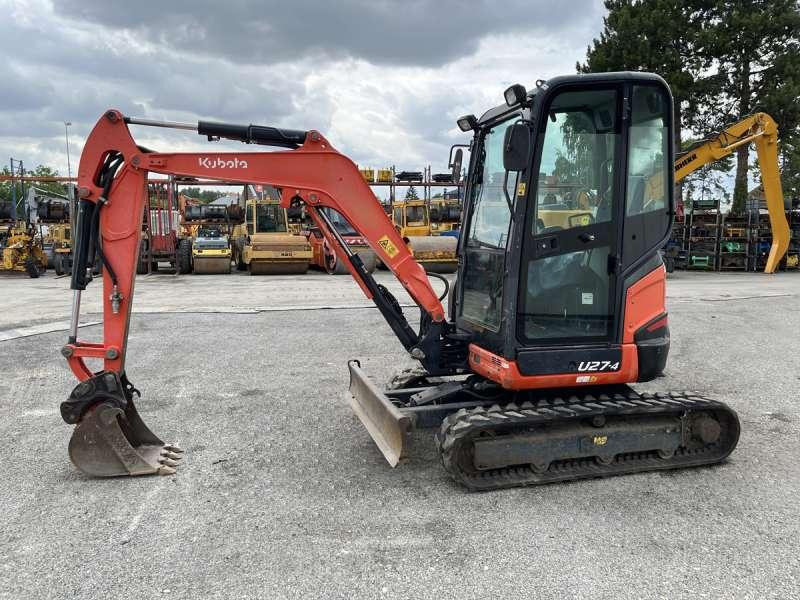 Kubota U27-4 - Minikotró: 3 kép. Kubota U27-4 - Minikotró: 3 kép.