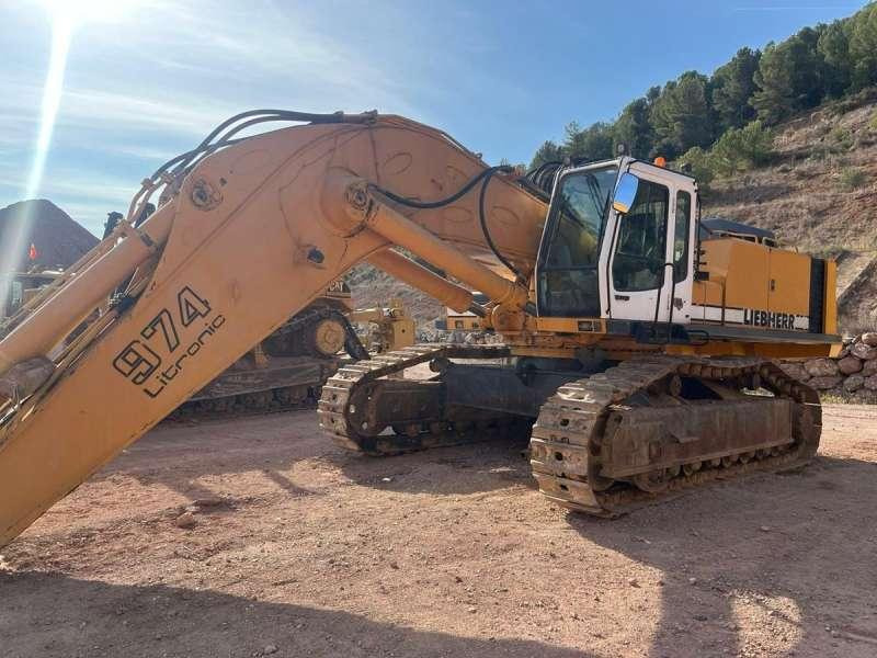 Liebherr R974B Litronic - Lánctalpas kotró: 1 kép. Liebherr R974B Litronic - Lánctalpas kotró: 1 kép.