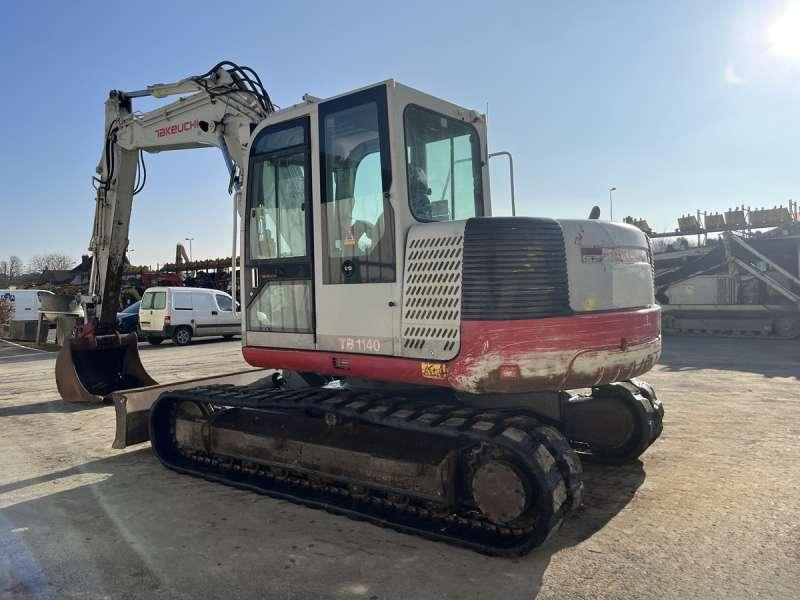 Takeuchi TB1140 - Lánctalpas kotró: 4 kép. Takeuchi TB1140 - Lánctalpas kotró: 4 kép.