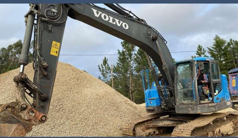 Volvo ECR235DL - Lánctalpas kotró: 3 kép. Volvo ECR235DL - Lánctalpas kotró: 3 kép.