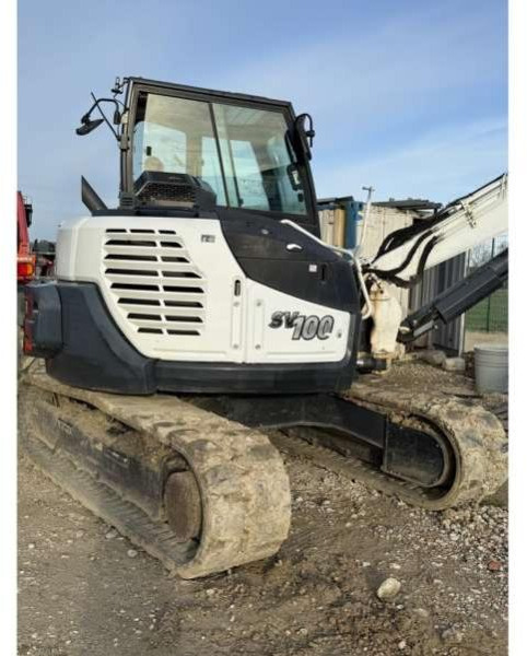 Yanmar SV100 - Lánctalpas kotró: 3 kép. Yanmar SV100 - Lánctalpas kotró: 3 kép.