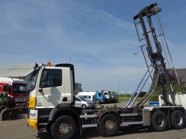 DAF CF 410 8X4 NCH CONTAINER SYSTEEM 32 TON 90 graden silo containers,25 CUB CONTAINER - Teherautó - kábelrendszer: 4 kép. DAF CF 410 8X4 NCH CONTAINER SYSTEEM 32 TON 90 graden silo containers,25 CUB CONTAINER - Teherautó - kábelrendszer: 4 kép.