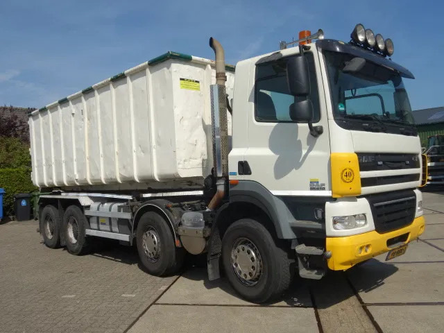 DAF CF 410 8X4 NCH CONTAINER SYSTEEM 32 TON 90 graden silo containers - Teherautó - kábelrendszer: 4 kép. DAF CF 410 8X4 NCH CONTAINER SYSTEEM 32 TON 90 graden silo containers - Teherautó - kábelrendszer: 4 kép.