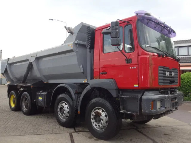 MAN FE 410 8x4 kipper,manual feulpomp,steel kipper - Billenőplatós teherautó: 3 kép. MAN FE 410 8x4 kipper,manual feulpomp,steel kipper - Billenőplatós teherautó: 3 kép.