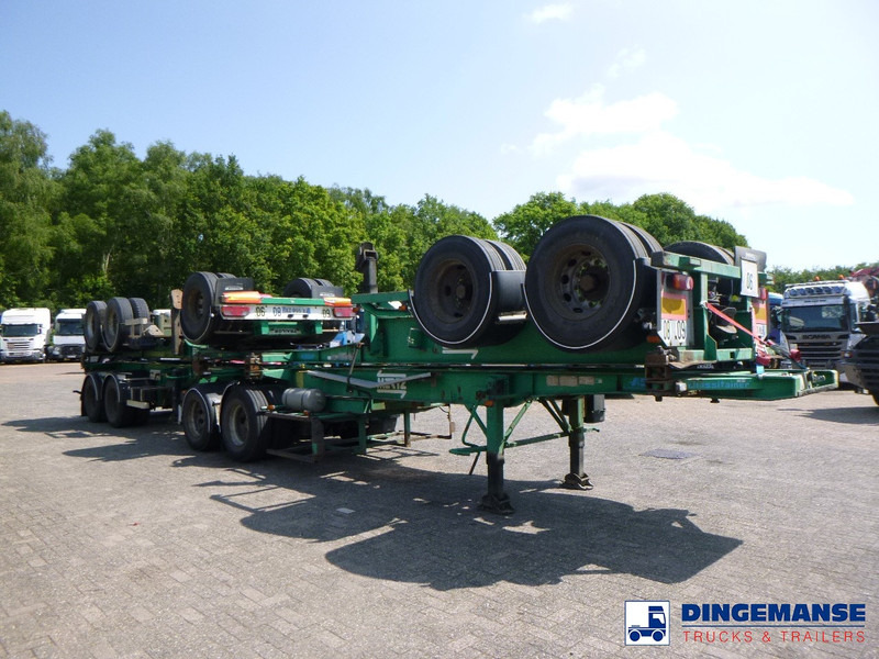 ASCA Stack 4 x container trailer + dolly 20-30-40-45 ft - Cserefelépítményes teherautó: 2 kép. ASCA Stack 4 x container trailer + dolly 20-30-40-45 ft - Cserefelépítményes teherautó: 2 kép.