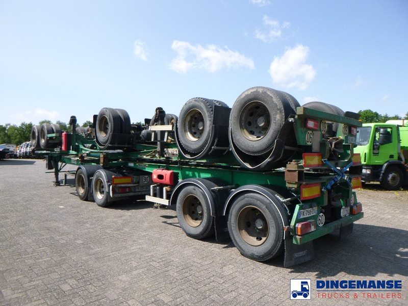 ASCA Stack 4 x container trailer + dolly 20-30-40-45 ft - Cserefelépítményes teherautó: 3 kép. ASCA Stack 4 x container trailer + dolly 20-30-40-45 ft - Cserefelépítményes teherautó: 3 kép.