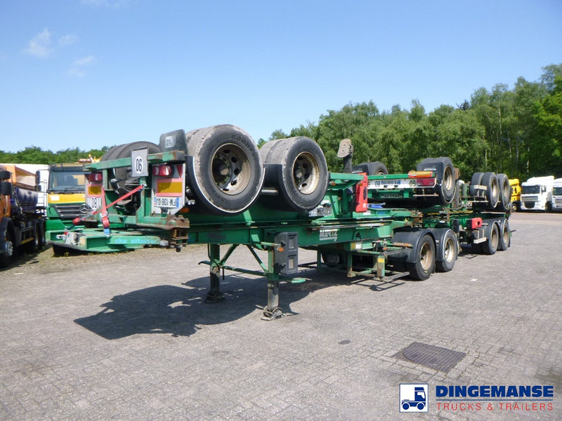 ASCA Stack 4 x container trailer + dolly 20-30-40-45 ft - Cserefelépítményes teherautó: 1 kép. ASCA Stack 4 x container trailer + dolly 20-30-40-45 ft - Cserefelépítményes teherautó: 1 kép.