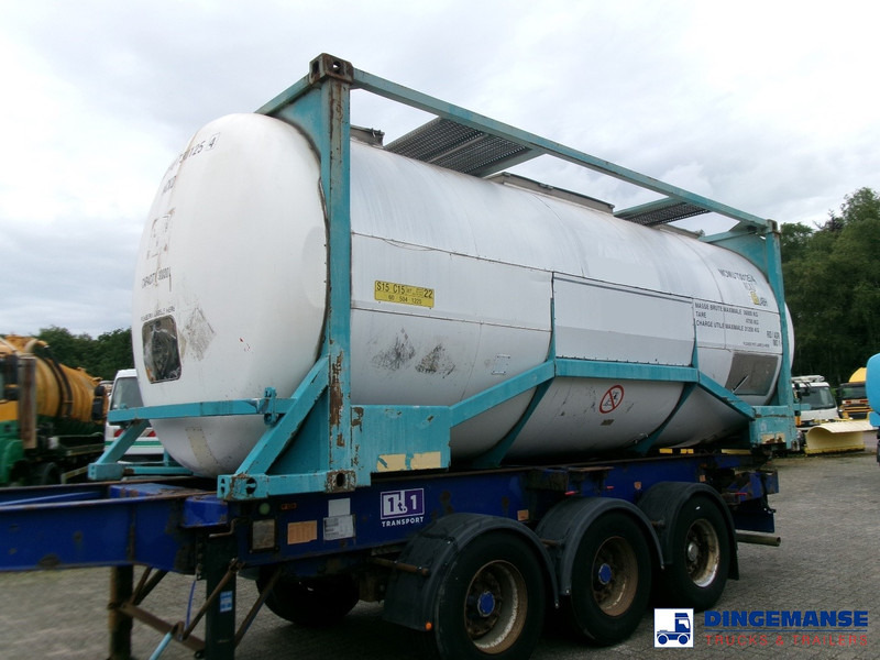 BSLT Chemical tank container inox L4BH / 20 ft / 30 m3 / IMO 1 - Tároló tartály: 1 kép. BSLT Chemical tank container inox L4BH / 20 ft / 30 m3 / IMO 1 - Tároló tartály: 1 kép.
