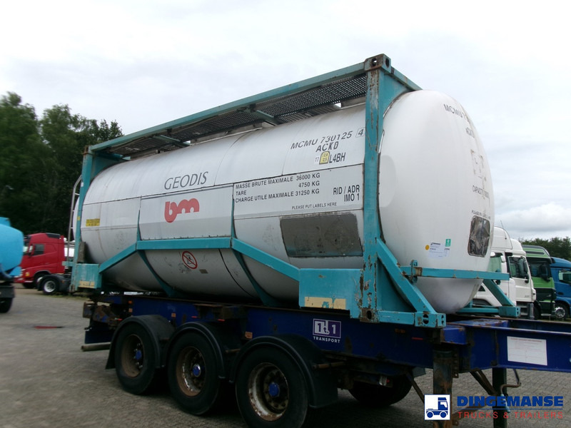 BSLT Chemical tank container inox L4BH / 20 ft / 30 m3 / IMO 1 - Tároló tartály: 2 kép. BSLT Chemical tank container inox L4BH / 20 ft / 30 m3 / IMO 1 - Tároló tartály: 2 kép.
