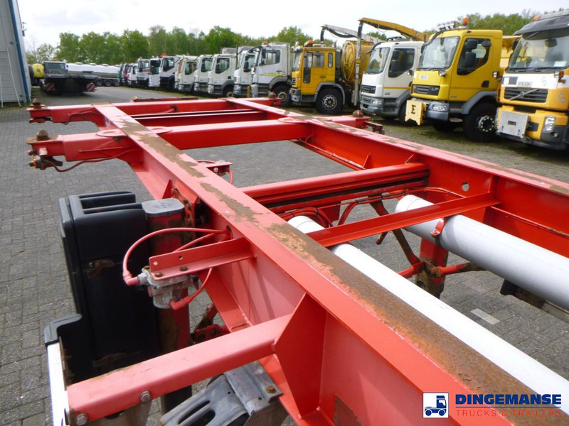 Félpótkocsi cserefelépítményes Burg 3-axle container chassis 20-30 ft: 13 kép.