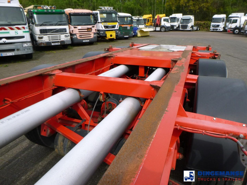 Félpótkocsi cserefelépítményes Burg 3-axle container chassis 20-30 ft: 14 kép.