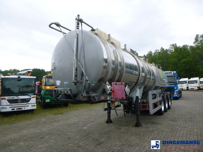 Clayton Chemical tank inox 30 m3 / 1 comp - Tartályos félpótkocsi: 1 kép. Clayton Chemical tank inox 30 m3 / 1 comp - Tartályos félpótkocsi: 1 kép.