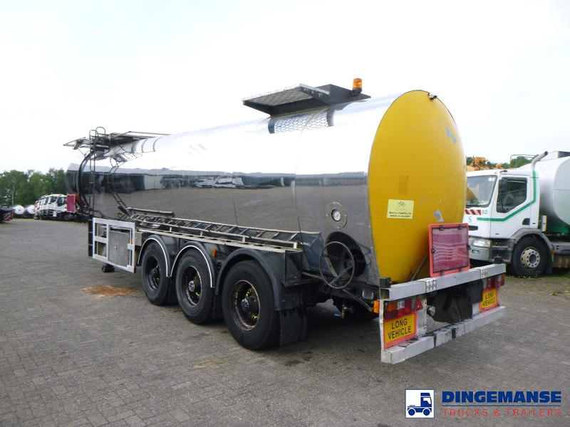 Crane Fruehauf Bitumen tank inox 28 m3 / 1 comp - Tartályos félpótkocsi: 3 kép. Crane Fruehauf Bitumen tank inox 28 m3 / 1 comp - Tartályos félpótkocsi: 3 kép.