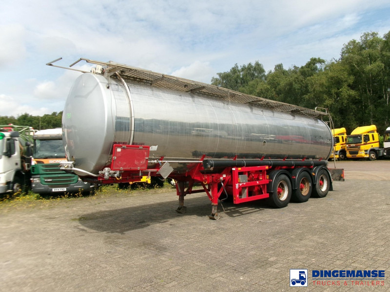 Crane Fruehauf Chemical ACID Rubber tank inox 30 m3 / 1 comp - Tartályos félpótkocsi: 1 kép. Crane Fruehauf Chemical ACID Rubber tank inox 30 m3 / 1 comp - Tartályos félpótkocsi: 1 kép.