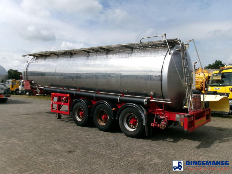 Crane Fruehauf Chemical ACID Rubber tank inox 30 m3 / 1 comp - Tartályos félpótkocsi: 4 kép. Crane Fruehauf Chemical ACID Rubber tank inox 30 m3 / 1 comp - Tartályos félpótkocsi: 4 kép.