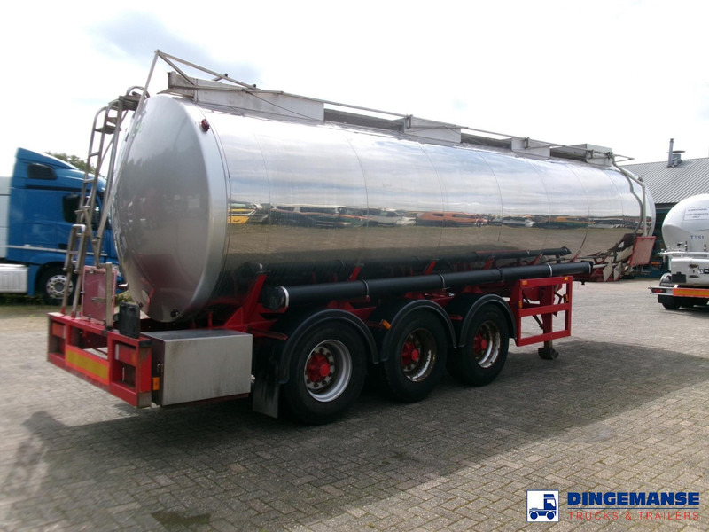 Crane Fruehauf Chemical ACID Rubber tank inox 30 m3 / 1 comp - Tartályos félpótkocsi: 3 kép. Crane Fruehauf Chemical ACID Rubber tank inox 30 m3 / 1 comp - Tartályos félpótkocsi: 3 kép.