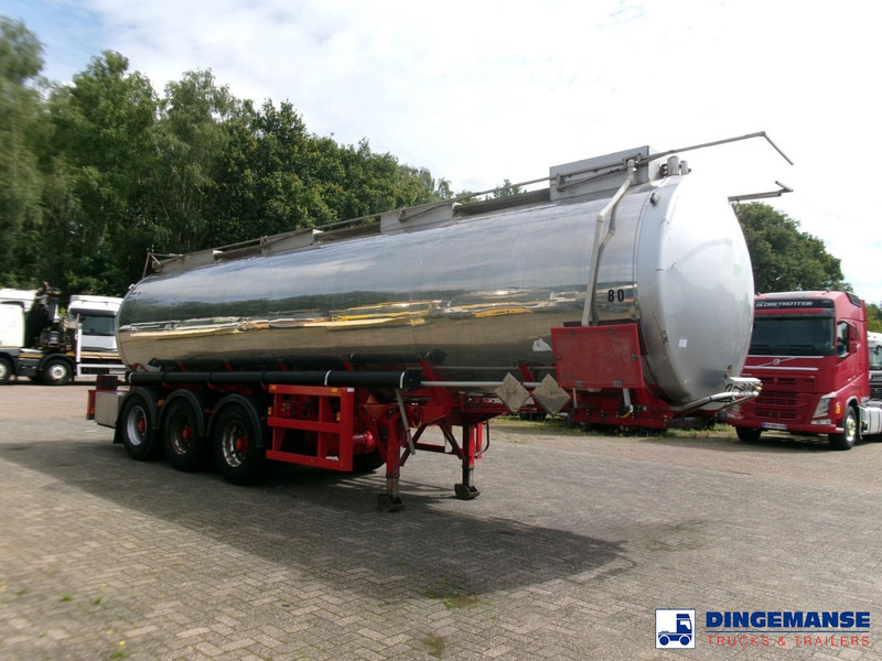 Crane Fruehauf Chemical ACID Rubber tank inox 30 m3 / 1 comp - Tartályos félpótkocsi: 2 kép. Crane Fruehauf Chemical ACID Rubber tank inox 30 m3 / 1 comp - Tartályos félpótkocsi: 2 kép.