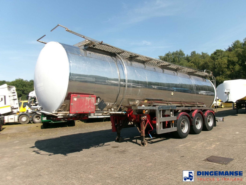 Crane Fruehauf Chemical ACID tank inox 30 m3 / 1 comp - Tartályos félpótkocsi: 1 kép. Crane Fruehauf Chemical ACID tank inox 30 m3 / 1 comp - Tartályos félpótkocsi: 1 kép.