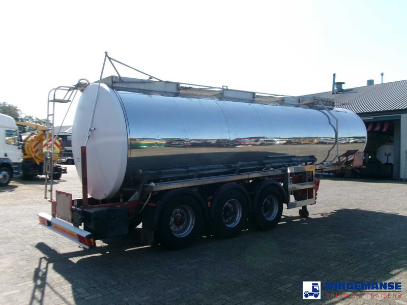 Crane Fruehauf Chemical ACID tank inox 30 m3 / 1 comp - Tartályos félpótkocsi: 4 kép. Crane Fruehauf Chemical ACID tank inox 30 m3 / 1 comp - Tartályos félpótkocsi: 4 kép.