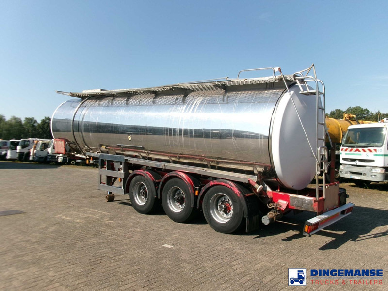 Crane Fruehauf Chemical ACID tank inox 30 m3 / 1 comp - Tartályos félpótkocsi: 3 kép. Crane Fruehauf Chemical ACID tank inox 30 m3 / 1 comp - Tartályos félpótkocsi: 3 kép.