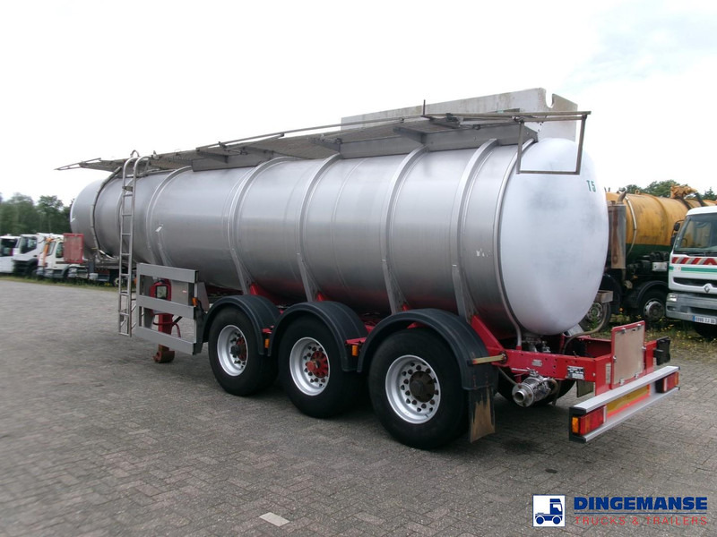 Crane Fruehauf Chemical tank inox 22.5 m3 / 1 comp - Tartályos félpótkocsi: 3 kép. Crane Fruehauf Chemical tank inox 22.5 m3 / 1 comp - Tartályos félpótkocsi: 3 kép.