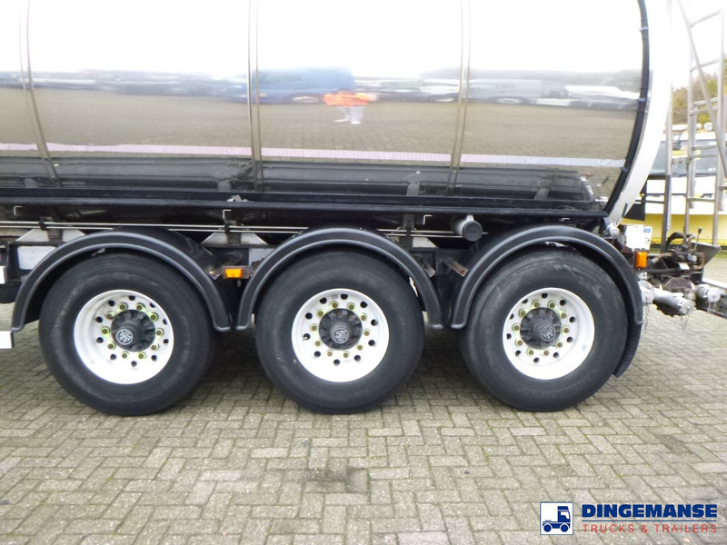 Crane Fruehauf Chemical tank inox 32.8 m3 / 1 comp - Tartályos félpótkocsi: 5 kép. Crane Fruehauf Chemical tank inox 32.8 m3 / 1 comp - Tartályos félpótkocsi: 5 kép.