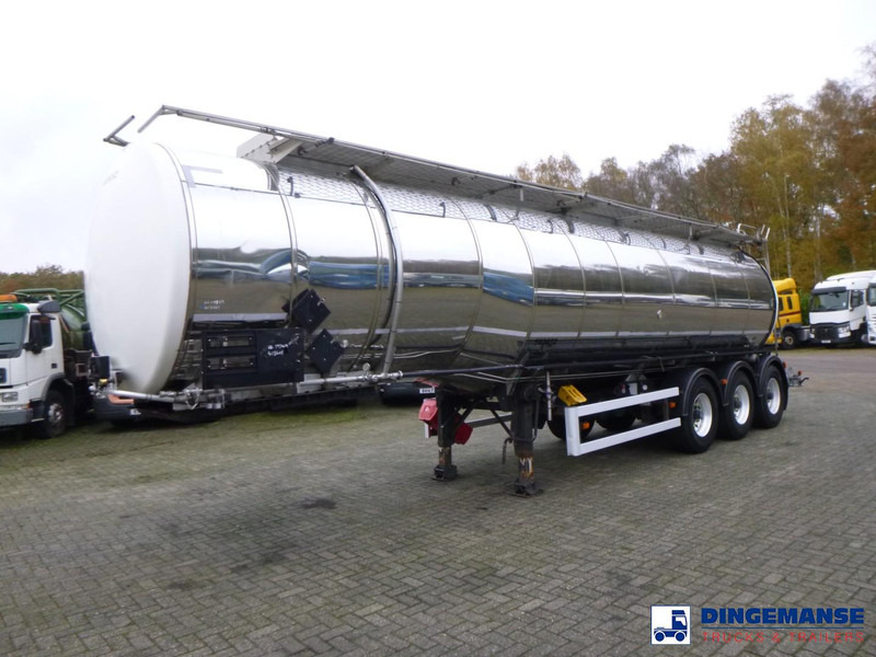 Crane Fruehauf Chemical tank inox 32.8 m3 / 1 comp - Tartályos félpótkocsi: 1 kép. Crane Fruehauf Chemical tank inox 32.8 m3 / 1 comp - Tartályos félpótkocsi: 1 kép.