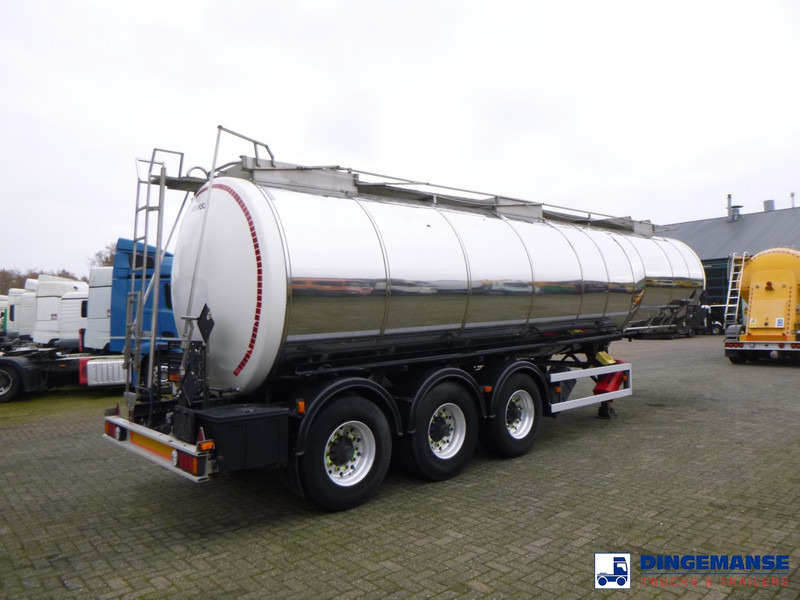 Crane Fruehauf Chemical tank inox 32.8 m3 / 1 comp - Tartályos félpótkocsi: 4 kép. Crane Fruehauf Chemical tank inox 32.8 m3 / 1 comp - Tartályos félpótkocsi: 4 kép.