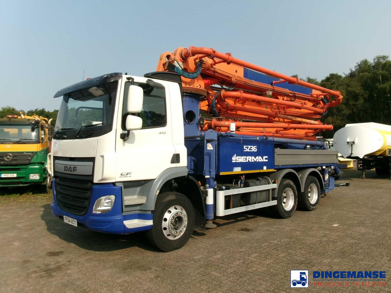 DAF CF 370 6X4 RHD Sermac 5Z36 concrete pump 36 m - Betonpumpa: 5 kép. DAF CF 370 6X4 RHD Sermac 5Z36 concrete pump 36 m - Betonpumpa: 5 kép.