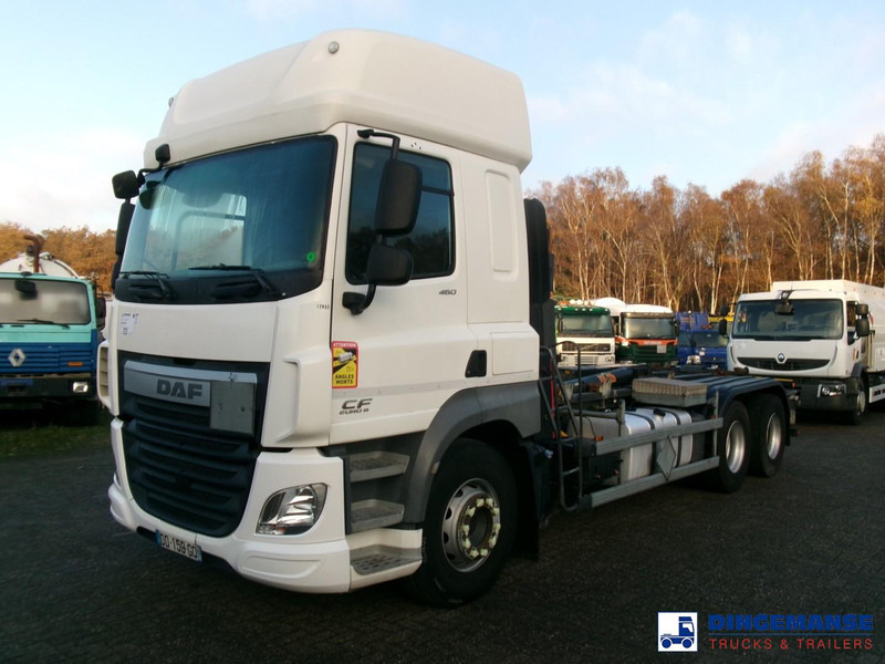 DAF CF 460 6x2 Euro 6 Hyva container hook 20 t - Horgos rakodó teherautó: 5 kép. DAF CF 460 6x2 Euro 6 Hyva container hook 20 t - Horgos rakodó teherautó: 5 kép.