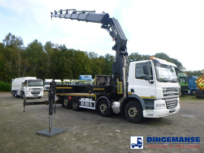 DAF CF 85.410 8X2 RHD + Hiab XS855 EP6 Hipro - Darus autó: 2 kép. DAF CF 85.410 8X2 RHD + Hiab XS855 EP6 Hipro - Darus autó: 2 kép.