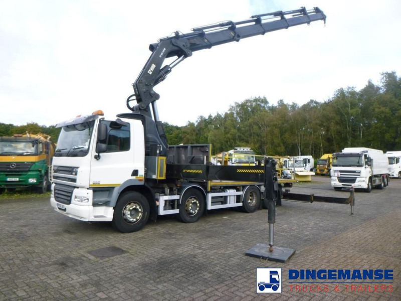 DAF CF 85.410 8X2 RHD + Hiab XS855 EP6 Hipro - Darus autó: 1 kép. DAF CF 85.410 8X2 RHD + Hiab XS855 EP6 Hipro - Darus autó: 1 kép.