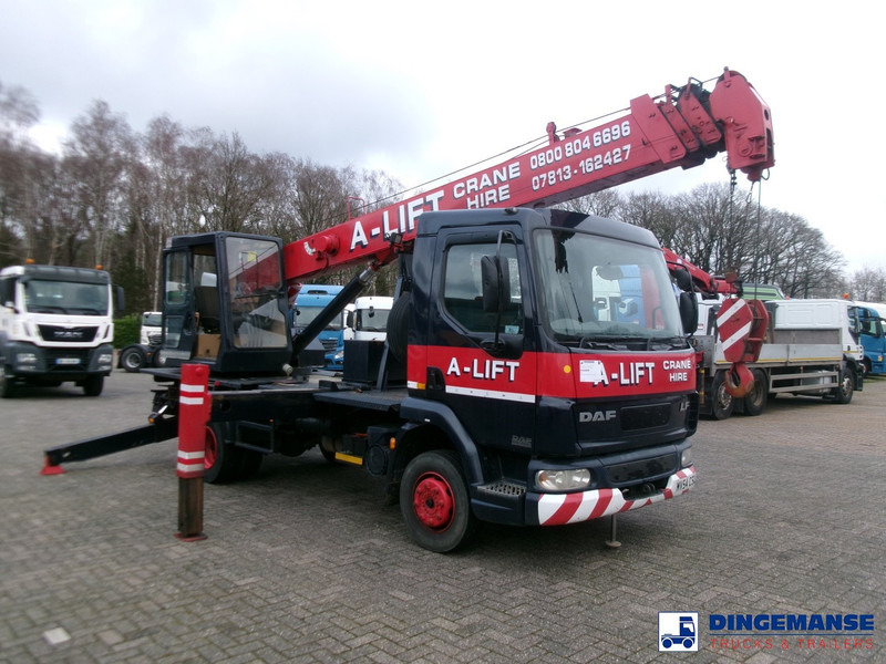 DAF LF 45.150 RHD Tadano TS-75 M crane 8 t - Darus autó: 2 kép. DAF LF 45.150 RHD Tadano TS-75 M crane 8 t - Darus autó: 2 kép.