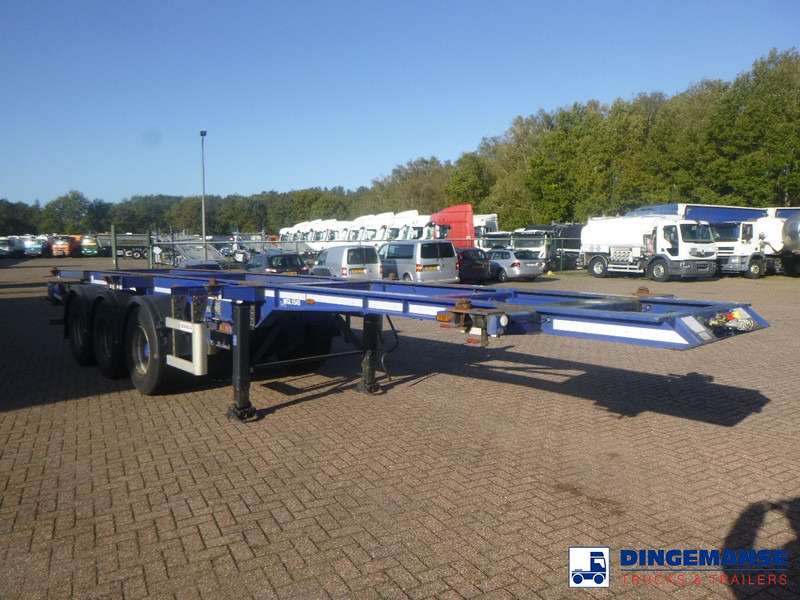 Dennison 3-axle container trailer 20-30-40-45 ft - Cserefelépítményes teherautó: 2 kép. Dennison 3-axle container trailer 20-30-40-45 ft - Cserefelépítményes teherautó: 2 kép.