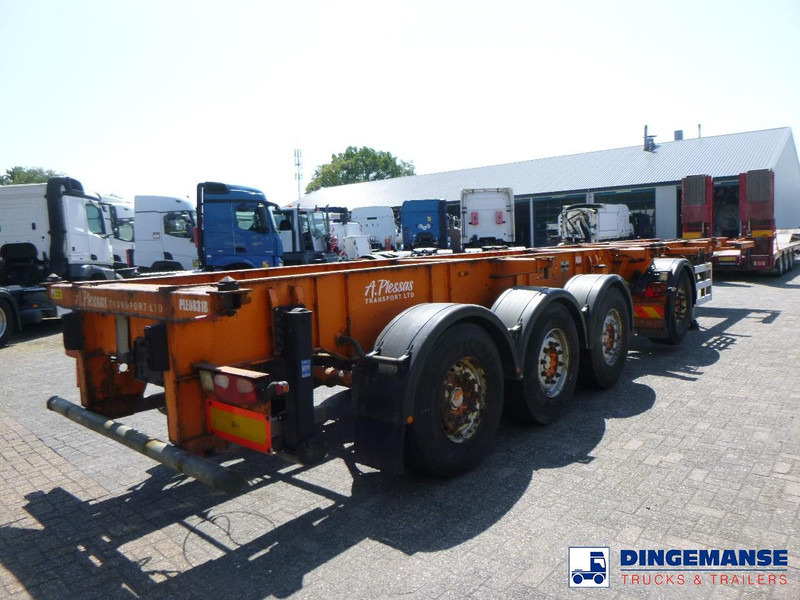 Dennison 4-axle container combi trailer (3 + 1 axles) 20-30-40-45 ft - Félpótkocsi cserefelépítményes: 4 kép. Dennison 4-axle container combi trailer (3 + 1 axles) 20-30-40-45 ft - Félpótkocsi cserefelépítményes: 4 kép.