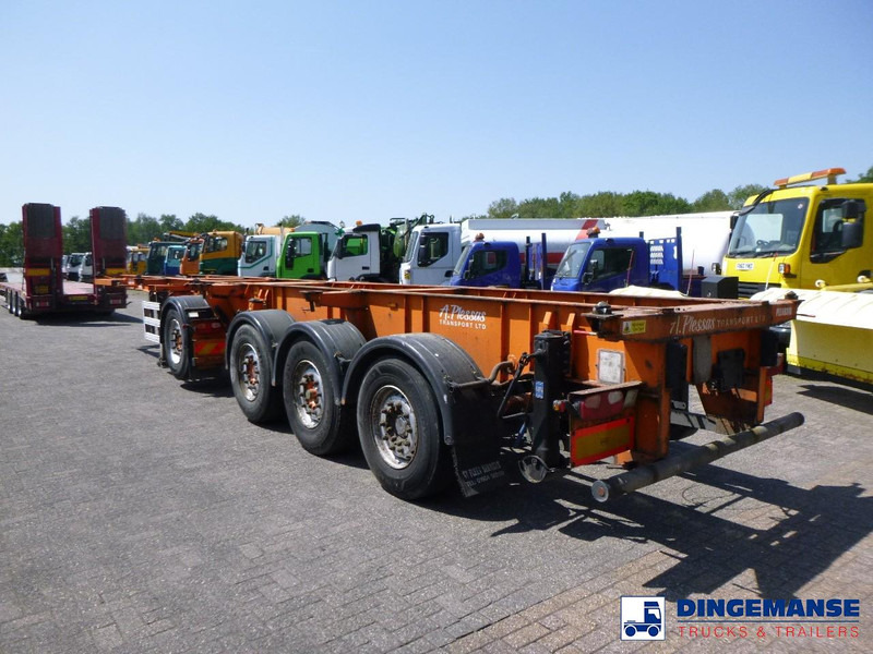 Dennison 4-axle container combi trailer (3 + 1 axles) 20-30-40-45 ft - Félpótkocsi cserefelépítményes: 3 kép. Dennison 4-axle container combi trailer (3 + 1 axles) 20-30-40-45 ft - Félpótkocsi cserefelépítményes: 3 kép.