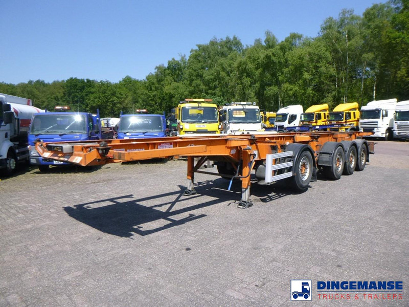 Dennison 4-axle container combi trailer (3 + 1 axles) 20-30-40-45 ft - Félpótkocsi cserefelépítményes: 1 kép. Dennison 4-axle container combi trailer (3 + 1 axles) 20-30-40-45 ft - Félpótkocsi cserefelépítményes: 1 kép.